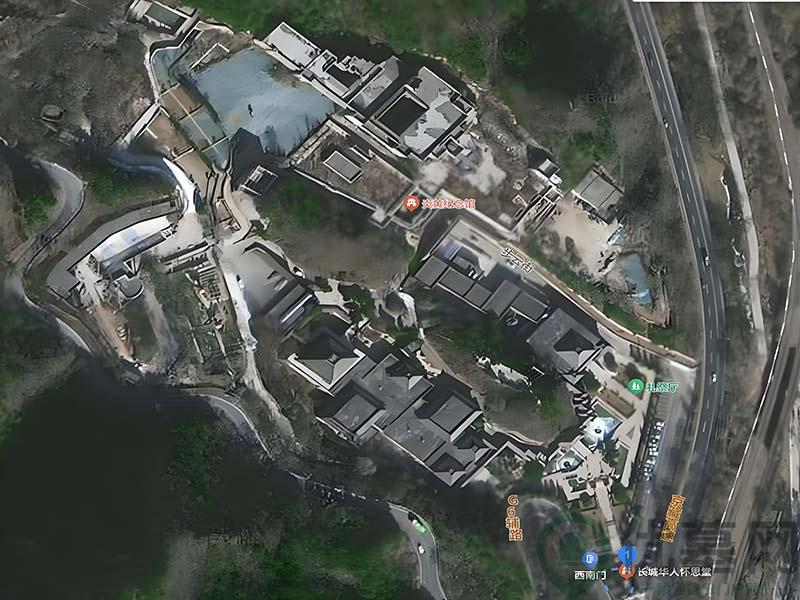 长城华人怀思堂区位图
