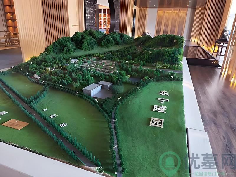 北京永宁陵园区位图