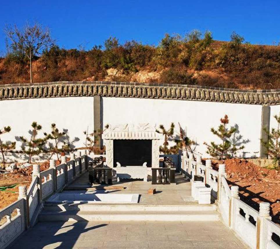 滦州东龙山公墓区位图
